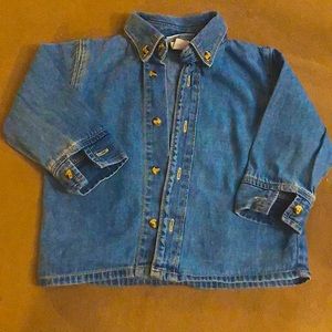 Jean long sleeved button down